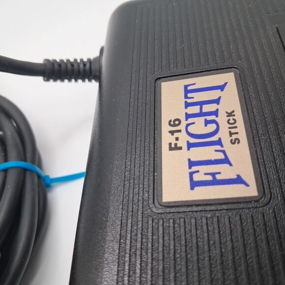 Vintage F-16 Flight Stick Joystick DB15 Gameport PC Controller Made in USA Works - Picture 2 of 4
